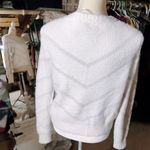 The Comfy CALLIGRAPHIE starlit wonder white grey striped sweater long sleeve crewneck NWT New with tag  Same day shipping  Smoke and pets free  Super warm and soft  Photo 5