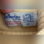 Neiman Marcus Vintage  butter yellow 100% cashmere turtleneck sweater; size 38 Photo 3