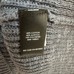 Torrid  | Smokey Blue Ribbed Long Sleeve Sweater Plus Size 3X Criss Cross V-Neck Photo 8