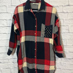 ZARA Basics Shirt Dress Tunic with Studded Pocket, XS Photo 0