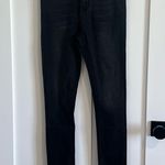 White Birch  Women's S Distressed Black Skinny Jeans Stretchy Classic Grunge Emo Photo 0