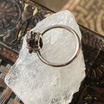 Meteorite Campo Del Cielo Solid Sterling Silver Ring Size 6.5 Gray Photo 4