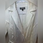 Anthropologie 4SI3NNA Lorenzo Short-Sleeve Belted Blazer Dress in White Size XS Photo 6