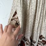 Source Unknown Max Studio Large Bohemian Floral Maxi Skirt High Waisted Elastic Waist Peasant Photo 3