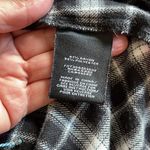 Tinsel Black Plaid Flannel Shirt. Size Small‎ Photo 3
