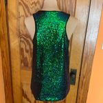 Zeagoo  blue n green sequined raver tank top Photo 4