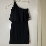 Dress the Population  Sabrina One Shoulder Mini cocktail Dress Black XS Photo 1