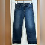 Silver Jeans Silver Blue jeans size W27/L26 Izzy Wide Leg Crop waist 27 raw hem stretch Photo 1