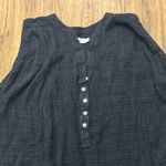 Seafolly  Beach Cover Up Womens Medium Black Gauzy Swim Oversized Top Photo 1