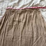 Route 66  Clothing Taupe Tiered Maxi Skirt One Size Elastic Waist Boho Western Photo 11