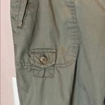 Esprit Espirit Women’s Khaki Green 100% Cotton Capri Roll pants Size 10 Photo 3