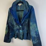 Julie and Martin Venzal The New Collection Laguna Beach Jacket Large Taffeta Vtg Green Photo 1