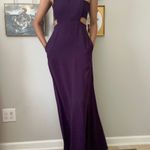 Jill Jill Stuart Purple side Cut Out Gown purple sleeveless maxi formal dress Photo 2