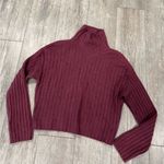 Open Edit Elegant Plum Cowl Neck Sweater Photo 4