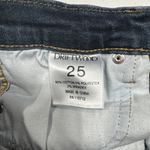 Driftwood  Jackie Stretch Skinny Jeans Size 25 Raw Hem Blue Denim Pants Photo 3