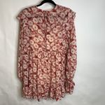 Free People Red These Dreams Babydoll Dress Sz Medium Photo 4