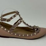 Kaitlyn Pan Studded Flats Size 9.5 Pink Photo 2