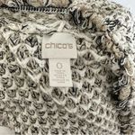 Chico's Chico’s Long Cardigan Metallic Beige Tan Gold Size 0 Small Photo 2