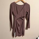 Lululemon NWT  Contour Dress *Nulu Antique Bark Mauve- Size 8 Photo 5