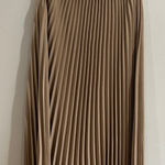 Wilfred  Tan Pleated Midi Skirt Photo 0