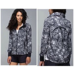 Lululemon  Bring Back The Track Jacket floral‎ size 8 Photo 1
