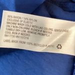 🔵 SALE 3/$25 ISABEL MATERNITY ROYAL BLUE FRONT TIE LONG SLEEVE BLOUSE TOP L Size undefined Photo 5