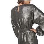 ANINE BING  Angie silver sequined mini dress. New with tags. Size S Photo 3