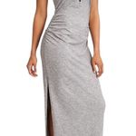 Athleta EUC  Microstripe Henley Maxi Dress Size 1X Photo 0