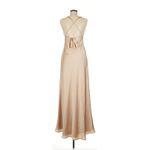 Show Me Your Mumu Anderson Maxi Dress in Champagne Luxe Satin XL Photo 6