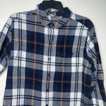 Woolrich Women’s XL Flannel Shirt Plaid Button Up Wool Blend Long Sleeve Casual Top Photo 5
