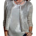 Chico's sequin mohair wool Photo 0