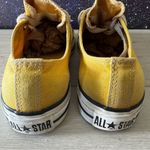 Converse Vintage  All Stars Yellow Low Sneakers Women Sz 6 Grunge Skate Photo 3