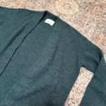 Samsøe Samsøe Nor Cardigan Sea Moss Mel XXS Oversized Knit Alpaca Merino Wool Green Photo 3