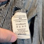 Free People  Puff Sleeve Penelope Long Sleeve Black Striped Top Size Small Photo 5