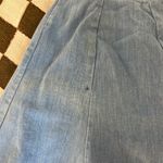 Vintage Denim Mini Skirt Orange Photo 3