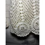 Vintage BFA Classics White Crochet Knit Button Front Cardigan Cottagecore Med Size undefined Photo 2