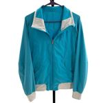 Lululemon Women’s 12 Track Attack Full Zip Windbreaker Jacket Aqua Blue Sporty Photo 11