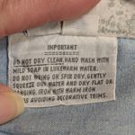 90s Vintage Embellished Denim Snap Button Up Shirt Light Wash Size Small Blue Photo 5