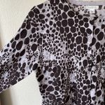 Garnet Hill Eco 100% merino wool snow leopard cardigan Photo 2
