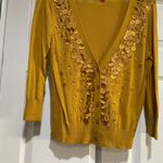 Elle  Mustard Yellow Women's Cardigan Size Small Photo 2