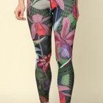 Nike One Icon Clash Tropical Floral Leggings Dri-fit Athletic Full Length Sz S Photo 4