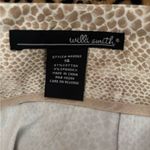 Willi Smith  Brown and Cream Snake Print Pencil Skirt Photo 5