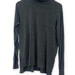 Abercrombie & Fitch - L Women's Long Sleeve Turtleneck Top Dark Gray Soft Jersey Photo 1