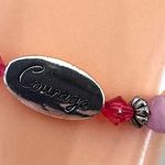 Breast Cancer Awareness Bracelet ā Hope, Strength, Courage Pink Photo 3