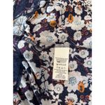 Free People Womens Top Purple Isabelle Tunic V Neck Floral Blouse Flowy Boho XS Photo 9