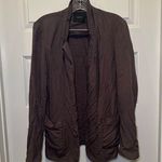 Talula  Dark Grey Open Front Jacket size 6 Photo 0
