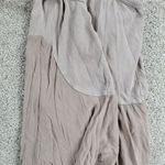 Altar'd State Flowy Tank Top Womens S Pink Stretch Ruffled Adjustable Tie Straps Photo 7