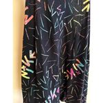 Nike  Womens Black Racerback Tank Top With Neon Graphic Print Lightweight & Breat Photo 1