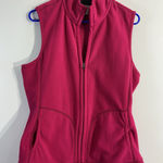 Old Navy Womans  Large Pink Full Zip Fleece Vest Photo 0