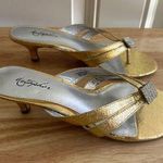 Metaphor Womens  Nenita Gold Strappy Dress 2.29" Heel Sandal  Size 7 Eur 38.5 Photo 0